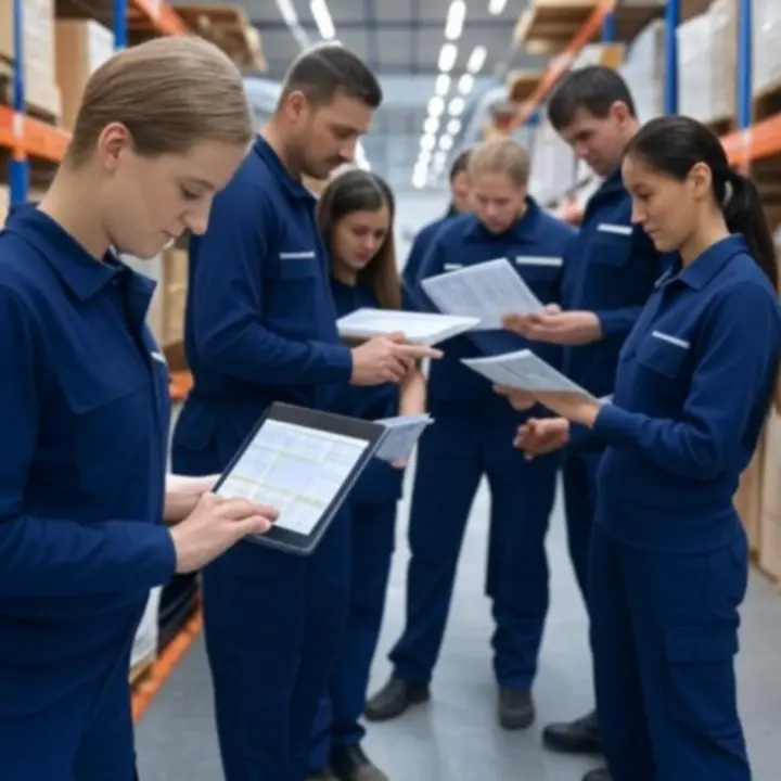 Zespół logistyczny PolishWarehouse obsługujący procesy magazynowe