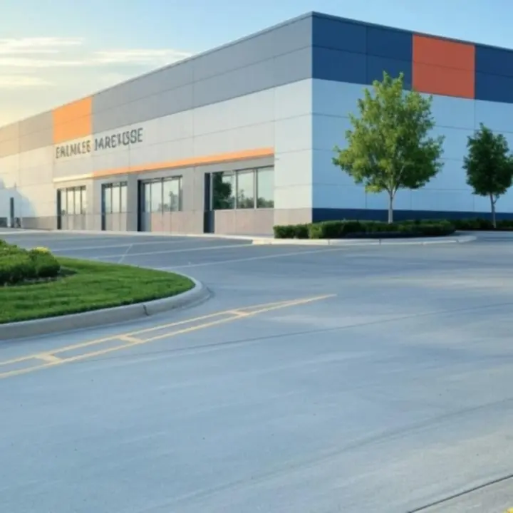 Nowoczesny polski obiekt magazynowy obsługujący klientów B2B